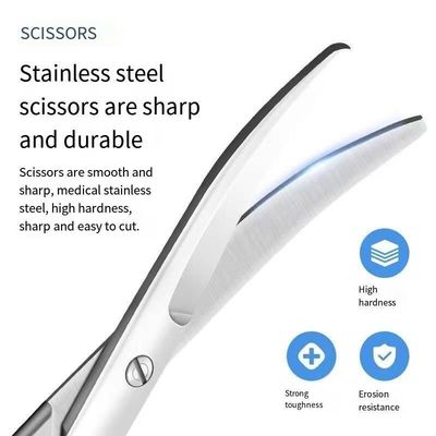 Инструменты хирургической операции Нержавеющая сталь Эндоскопическое обрезка Артроскопические ножницы