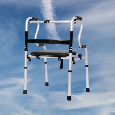 Переносное складное обучение ног Помощь в ходьбе без колес Фурат Кожа водонепроницаемая