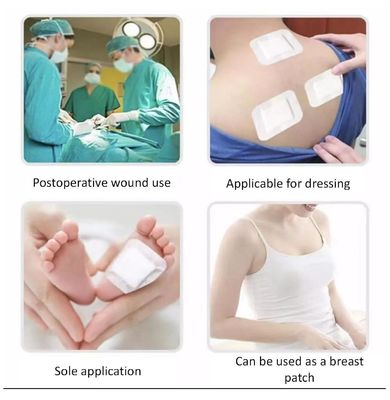 40 Таблетки Медицинская дышащая рановая повязка с подкладкой Стандарт GB/ T18830-2009