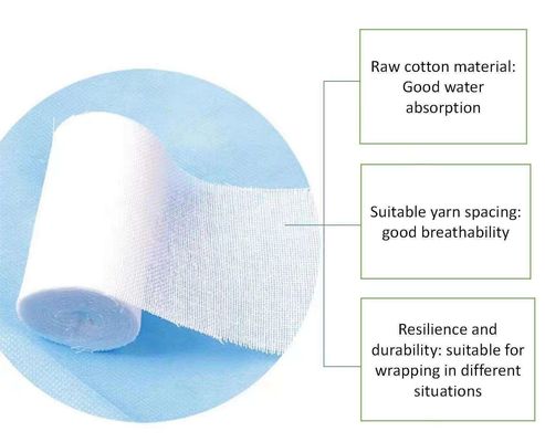 Медицинский хлопок большая рулонка 5 см*600 см с Jumbo хирургический стерильный гидрофильный марля рулонка