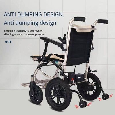 Профессиональный складной электрический инвалидный кресло с интеллектуальным электромагнитным тормозом