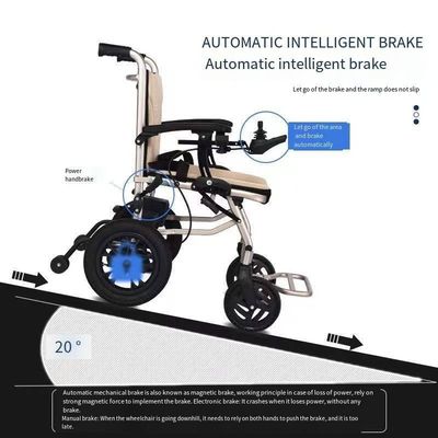 Открытие и закрытие подложки рук в стиле спортивных автомобилей Электрический инвалидный кресло с складной производительностью
