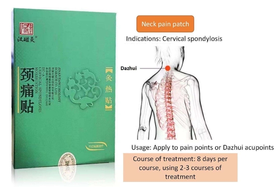 2PCS/Box Hot Moxibustion Wormwood Sticker ISO13485 Сертифицированный для боли в шее и плече