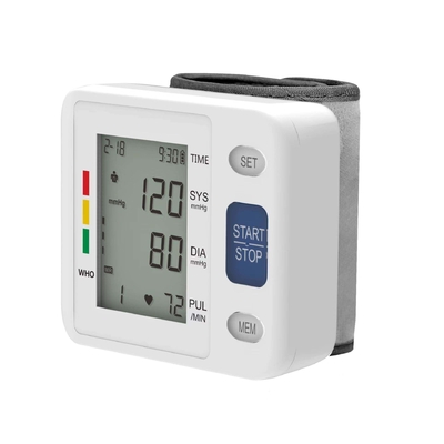 Цифровой запястье Sphygmomanometer CE 5 лет Электрические медицинские приборы Пластик 78,5 * 68 * 30 мм