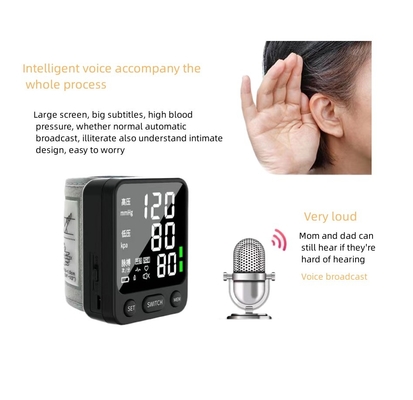 Одобрённый CE браслетный беспроводной монитор артериального давления Sphygmomanometer Digital Bp Machine