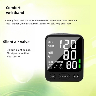 Одобрённый CE браслетный беспроводной монитор артериального давления Sphygmomanometer Digital Bp Machine